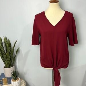 Como Vintage tie front top size medium